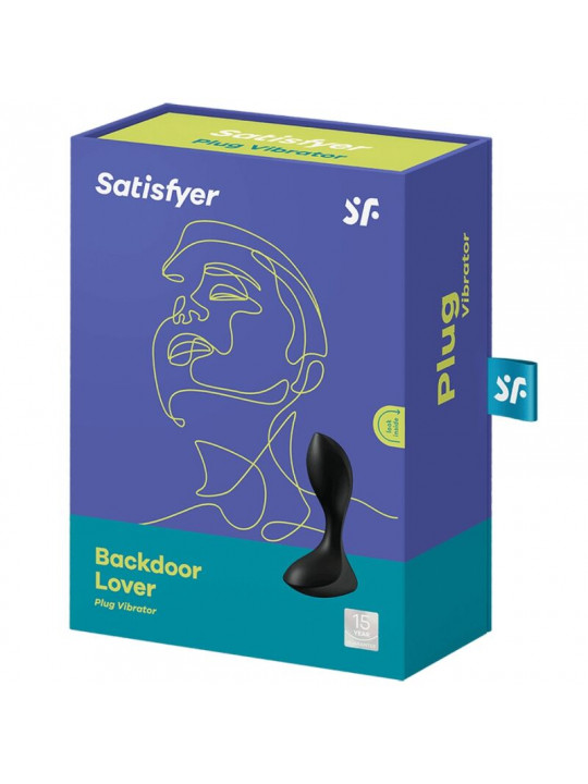 SATISFYER - SPINA VIBRANTE BACKDOOR LOVER NERO