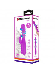 PRETTY LOVE - VIBRATORE MOLLY CON ROTAZIONE RICARICABILE