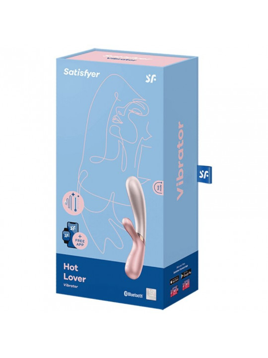 SATISFYER - VIBRATORE HOT LOVER ROSA & BEIGE