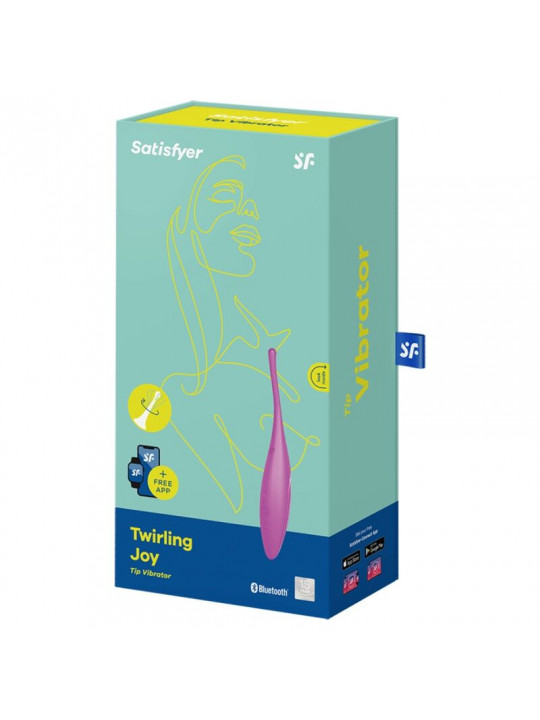 SATISFYER - VIBRATORE TWIRLING JOY CLIT TIP FUCSIA