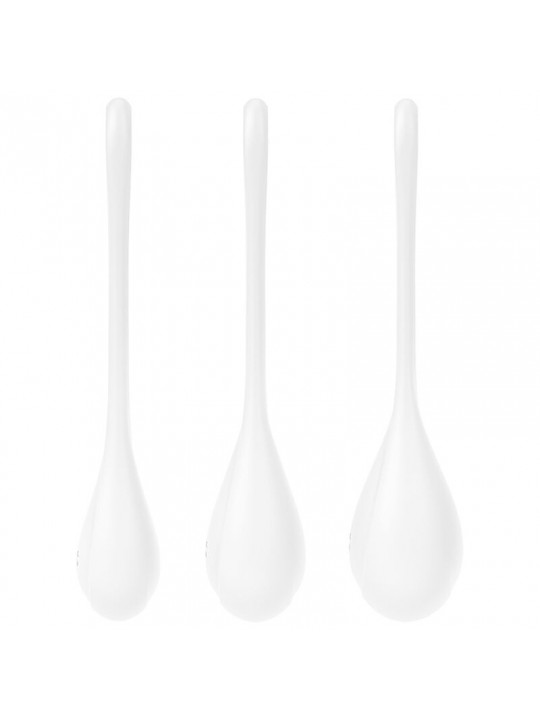 SATISFYER - SET DA ALLENAMENTO YONI POWER 1 BIANCO