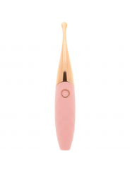 OHMAMA - STIMOLATORE CLITORIDE RICARICABILE 36 MODALITÀ ROSA-ORO ROSA