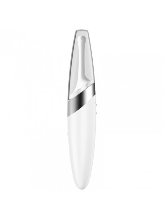 SATISFYER - VIBRATORE CON PUNTA CLIT TWIRLING DELIGHT BIANCO