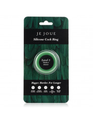 JE JOUE - ANELLO IN SILICONE VERDE - STROZZATURA MEDIA