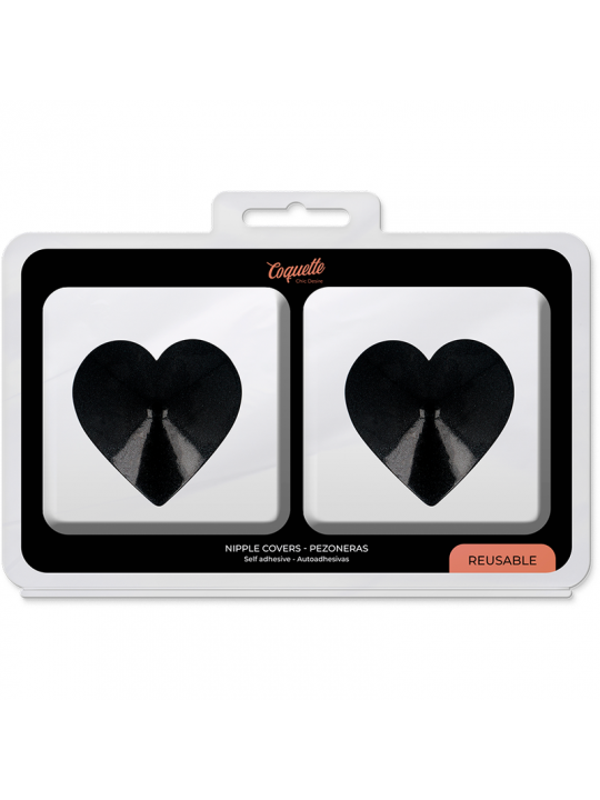 COQUETTE CHIC DESIRE - COPRI CAPEZZOLI BLACK HEARTS