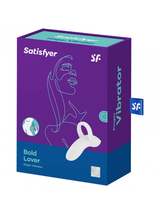 SATISFYER - VIBRATORE DA DITO BOLD LOVER BIANCO