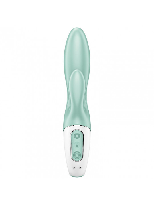 SATISFYER - APP VIBRATORE GONFIABILE CONIGLIO AIR PUMP BUNNY 5+ VERDE