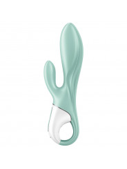 SATISFYER - APP VIBRATORE GONFIABILE CONIGLIO AIR PUMP BUNNY 5+ VERDE