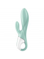 SATISFYER - APP VIBRATORE GONFIABILE CONIGLIO AIR PUMP BUNNY 5+ VERDE