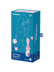 SATISFYER - VIBRATORE ANALE GONFIABILE AIR PUMP BOOTY 5+ ROSA