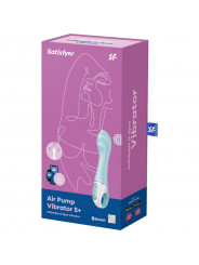 SATISFYER - VIBRATORE AIR PUMP 5+ VIBRATORE GONFIABILE G-SPOT BLU