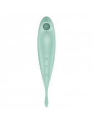 SATISFYER - TWIRLING PRO+ STIMOLATORE E APP VIBRATORE VERDE