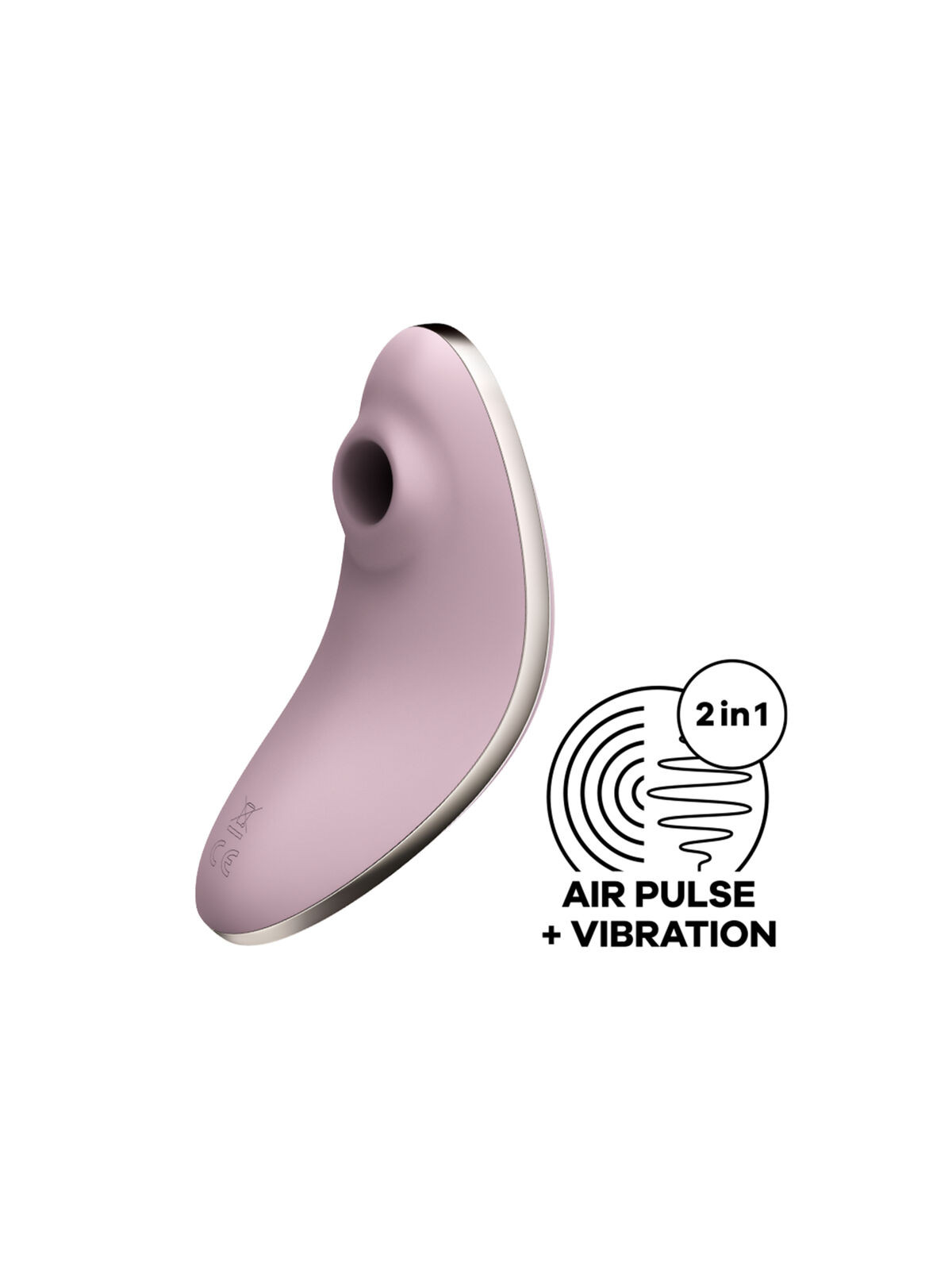 SATISFYER - VULVA LOVER 1 STIMOLATORE E VIBRATORE A IMPULSI D'ARIA VIOLA