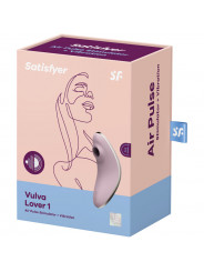 SATISFYER - VULVA LOVER 1 STIMOLATORE E VIBRATORE A IMPULSI D'ARIA VIOLA