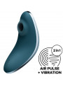 SATISFYER - VULVA LOVER 1 STIMOLATORE E VIBRATORE A IMPULSI D'ARIA BLU