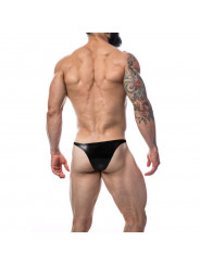 CUT4MEN - SLIP BRASILIANO IN PELLE NERA S