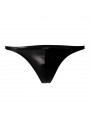 CUT4MEN - SLIP BRASILIANO IN PELLE NERA S