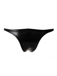 CUT4MEN - SLIP BRASILIANO IN PELLE NERA S