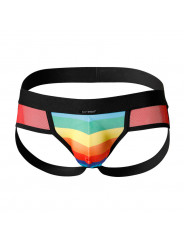 CUT4MEN - JOCKSTRAP RAINBOW L