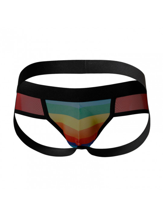 CUT4MEN - JOCKSTRAP RAINBOW L