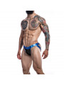 CUT4MEN - JOCKSTRAP DESIRE IN PELLE BLU XL