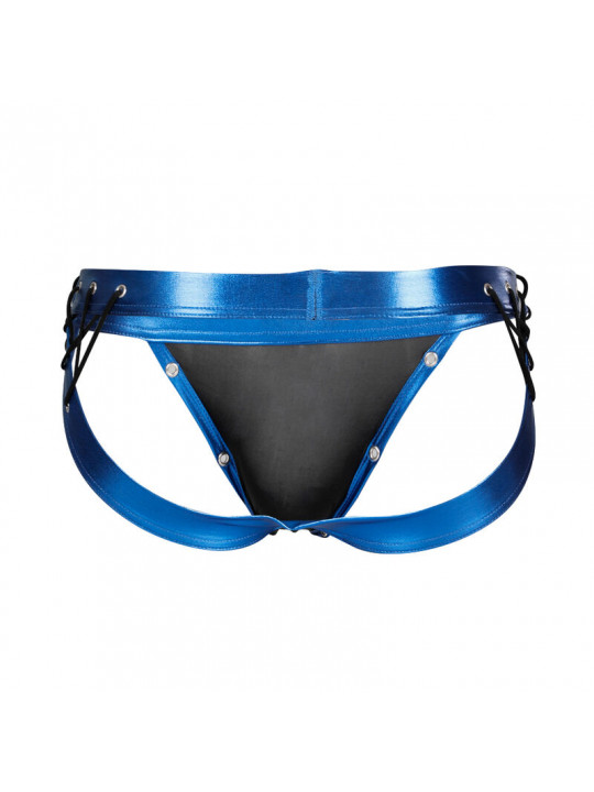 CUT4MEN - JOCKSTRAP DESIRE IN PELLE BLU XL