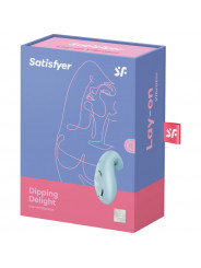 SATISFYER - VIBRATORE DA APPOGGIO DIPPING DELIGHT BLU