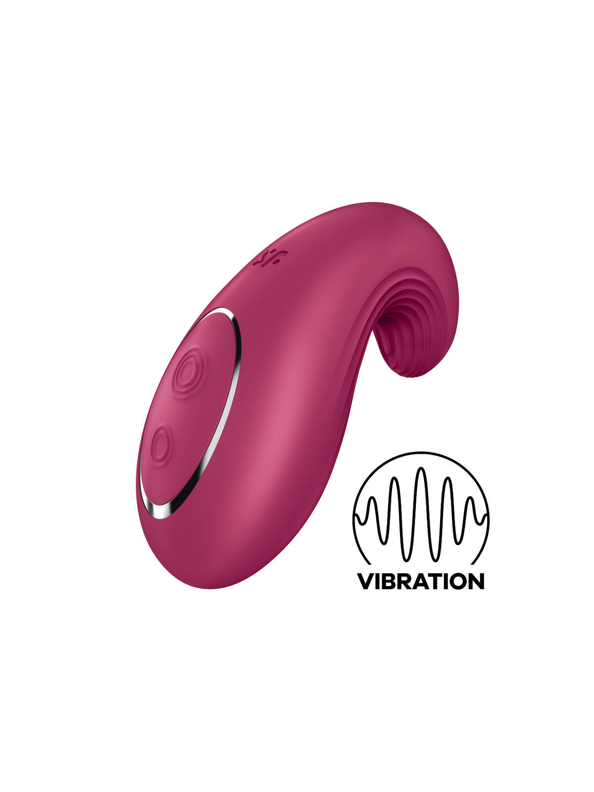 SATISFYER - VIBRATORE DA APPOGGIO DIPPING DELIGHT ROSSO