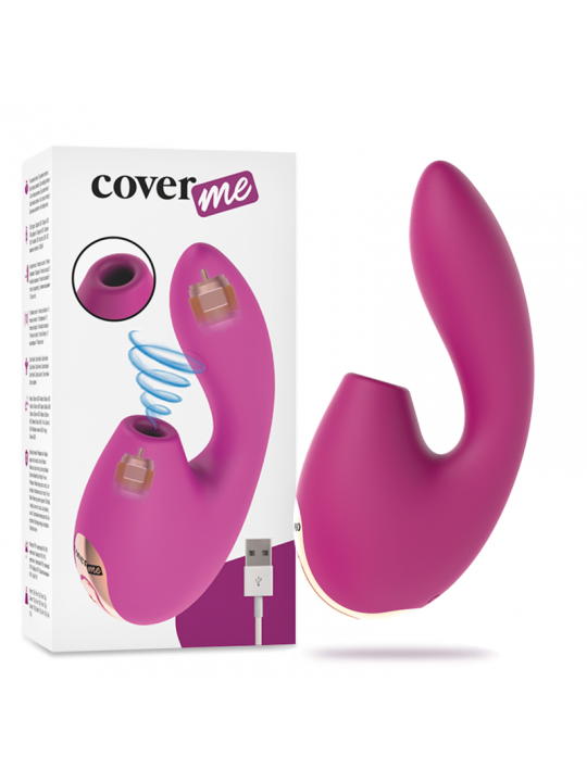 COVERME - ASPIRAZIONE CLITORALE E POTENTE VIBRATORE G-SPOT RUSH