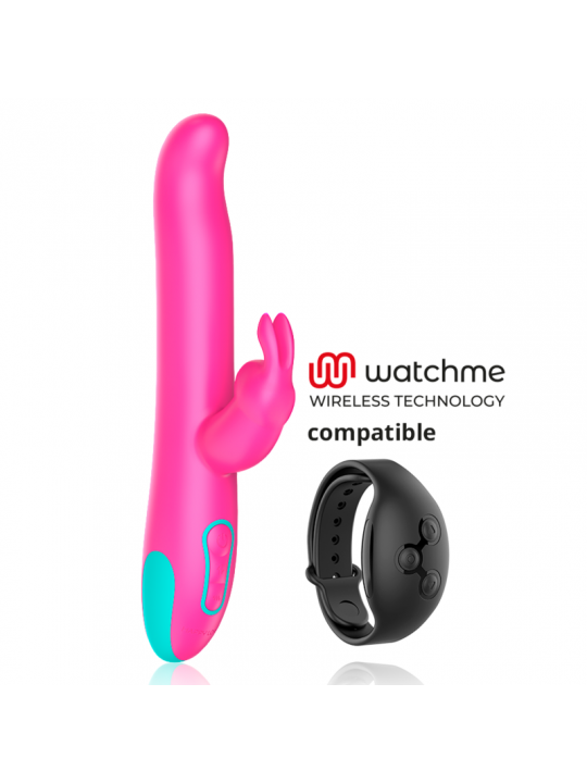 HAPPY LOKY - PLUTO CONIGLIO VIBRATORE E ROTATORE WATCHME COMPATIBILE CON LA TECNOLOGIA WIRELESS