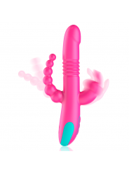 HAPPY LOKY - TRIPLA STIMOLAZIONE DONALD: COMPATIBILE CON LA TECNOLOGIA WIRELESS ANALE, G-SPOT E CLITORIDEA WATCHME