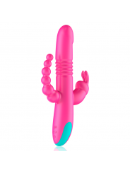 HAPPY LOKY - TRIPLA STIMOLAZIONE DONALD: COMPATIBILE CON LA TECNOLOGIA WIRELESS ANALE, G-SPOT E CLITORIDEA WATCHME