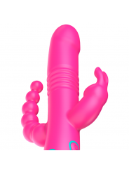 HAPPY LOKY - TRIPLA STIMOLAZIONE DONALD: COMPATIBILE CON LA TECNOLOGIA WIRELESS ANALE, G-SPOT E CLITORIDEA WATCHME