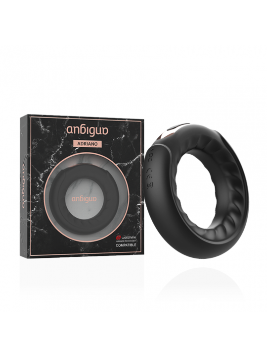 ANBIGUO - ANELLO VIBRANTE ADRIANO COMPATIBILE CON TECNOLOGIA WIRELESS WATCHME