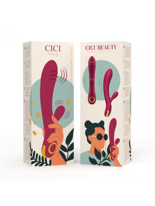 CICI BEAUTY - VIBRATORE CONIGLIO IN SILICONE PREMIUM