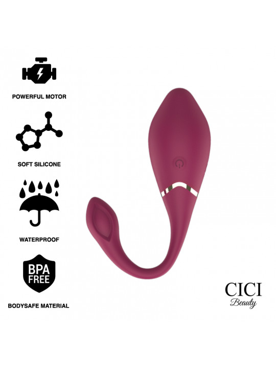 CICI BEAUTY - PREMIUM SILICONE UOVO VIBRATORE TELECOMANDO