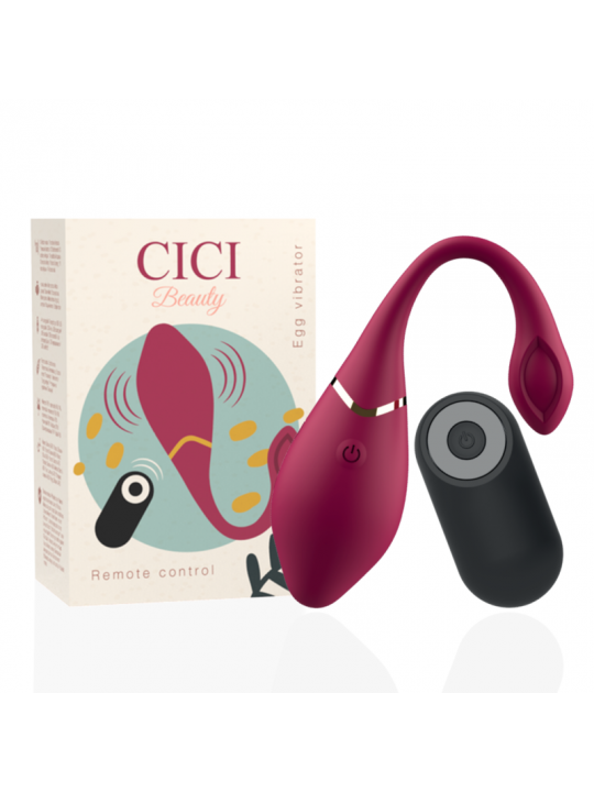 CICI BEAUTY - PREMIUM SILICONE UOVO VIBRATORE TELECOMANDO