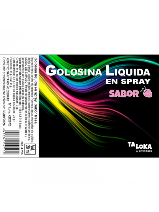 TALOKA - SPRAY LIQUIDO PER CARAMELLE ALLA FRAGOLA