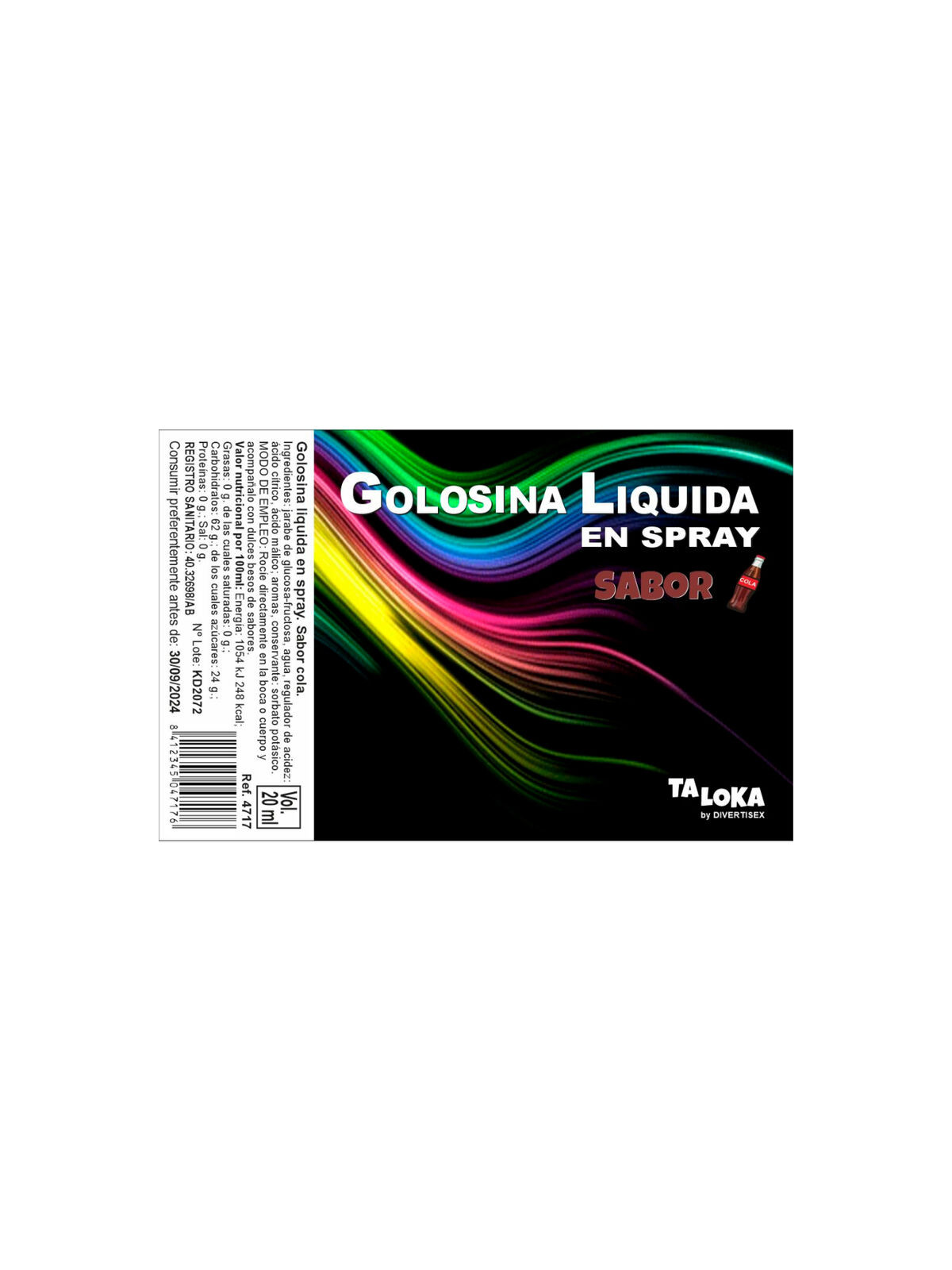 TALOKA - COLA LIQUIDA CANDY SPRAY