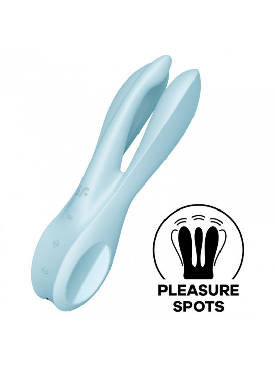 SATISFYER - THREESOME 1 VIBRATORE BLU