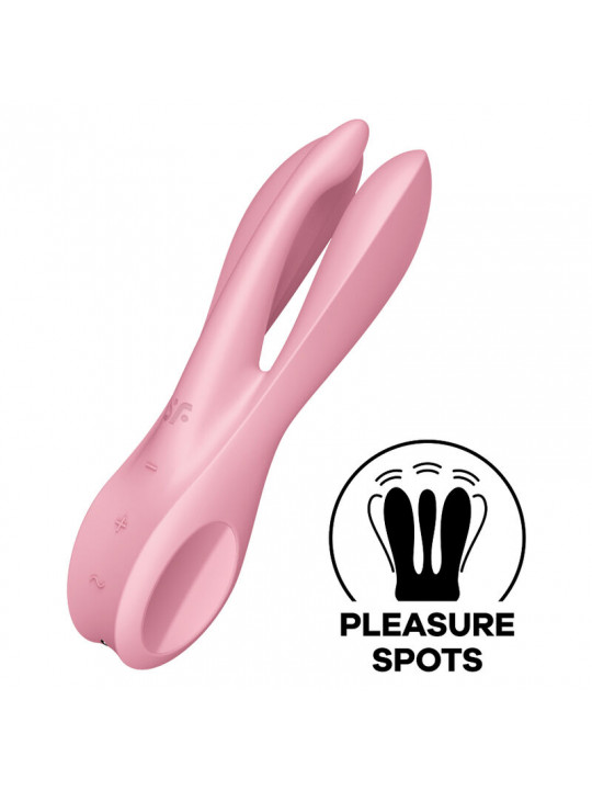 SATISFYER - THREESOME 1 VIBRATORE ROSA