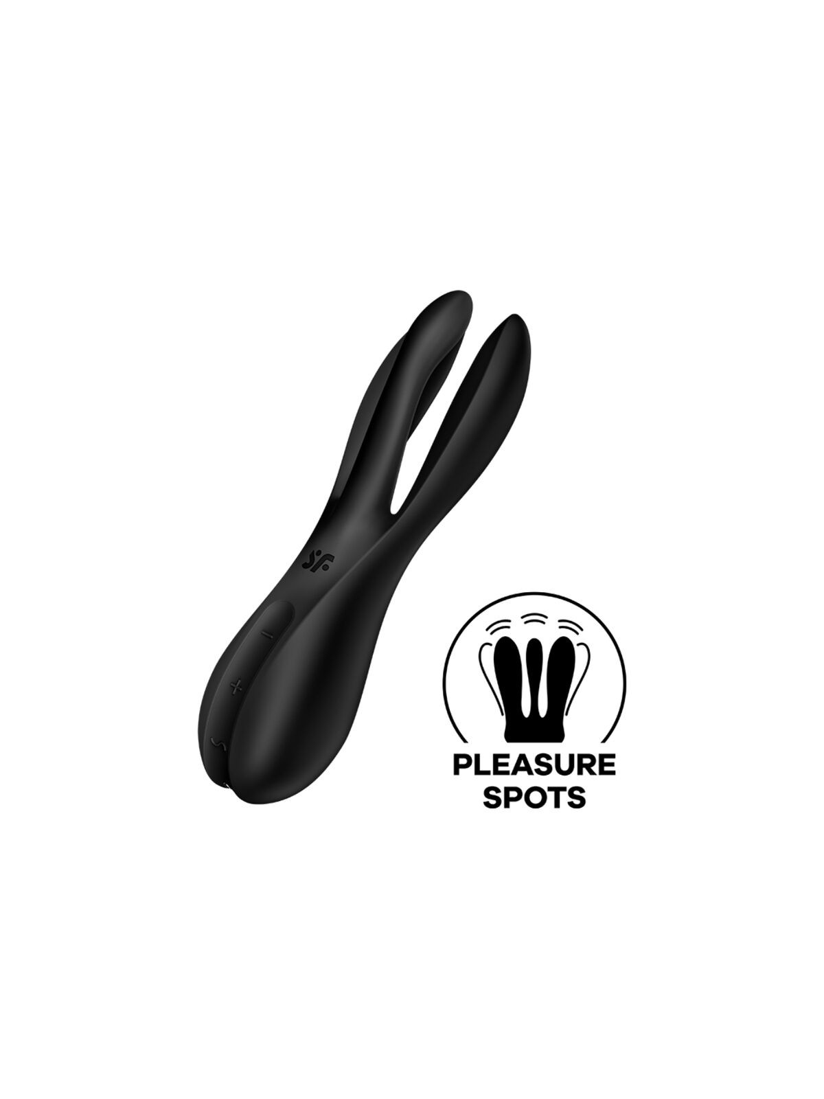 SATISFYER - VIBRATORE THREESOME 2 NERO