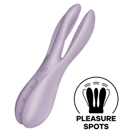 SATISFYER - VIBRATORE THREESOME 2 VIOLA