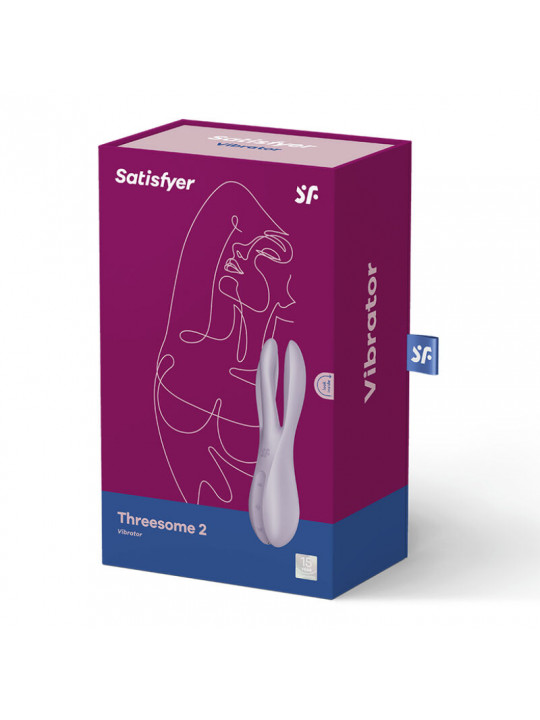 SATISFYER - VIBRATORE THREESOME 2 VIOLA