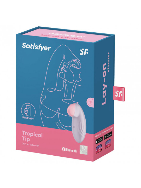 SATISFYER - VIBRATORE DA LAY-ON TROPICAL TIP LILLA