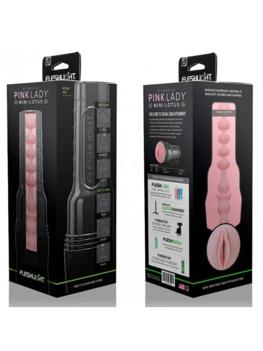 FLESHLIGHT - MASTURBATORE MINI-LOTUS PINK LADY