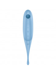 SATISFYER - STIMOLATORE E VIBRATORE TWIRLING PRO AIR PULSE BLU