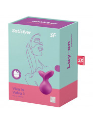 SATISFYER - VIBRATORE VIVA LA VULVA 3 LAY-ON VIOLA