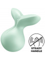 SATISFYER - VIBRATORE VIVA LA VULVA 3 LAY-ON VERDE