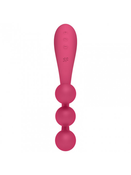 SATISFYER - MULTI VIBRATORE TRI BALL 1 ROSSO